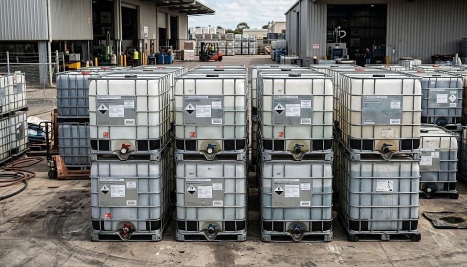 IBC Tote Inventory Yard